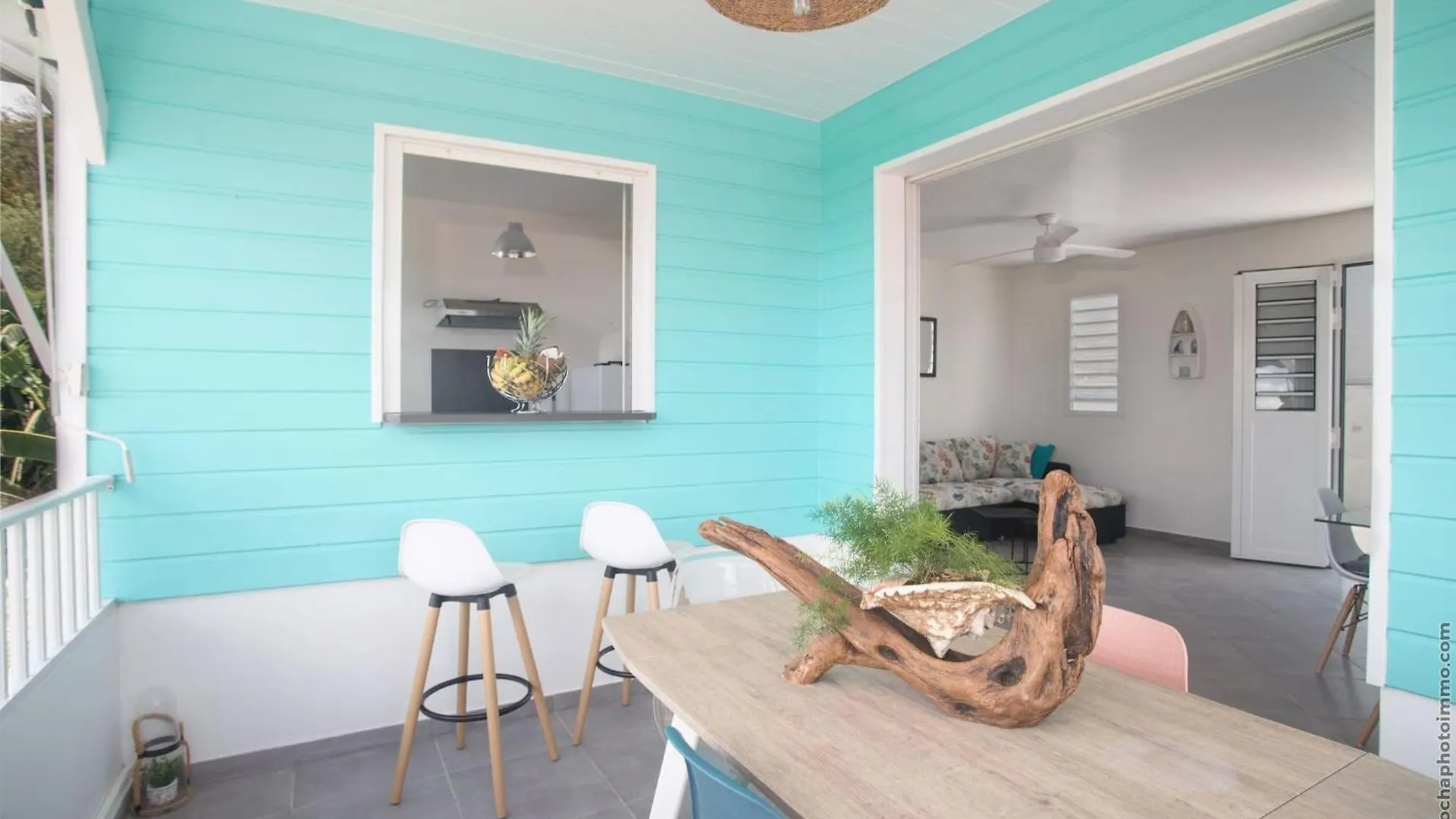 2 Bungalows Avec 2 Piscines Vue Mer Bleu Et Oge Riviere-Salee Σπίτι διακοπών